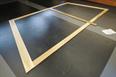 Floor frames are used to allow layouts prior to onsite installation