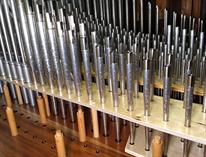 Swell 8' Diapason treble pipes